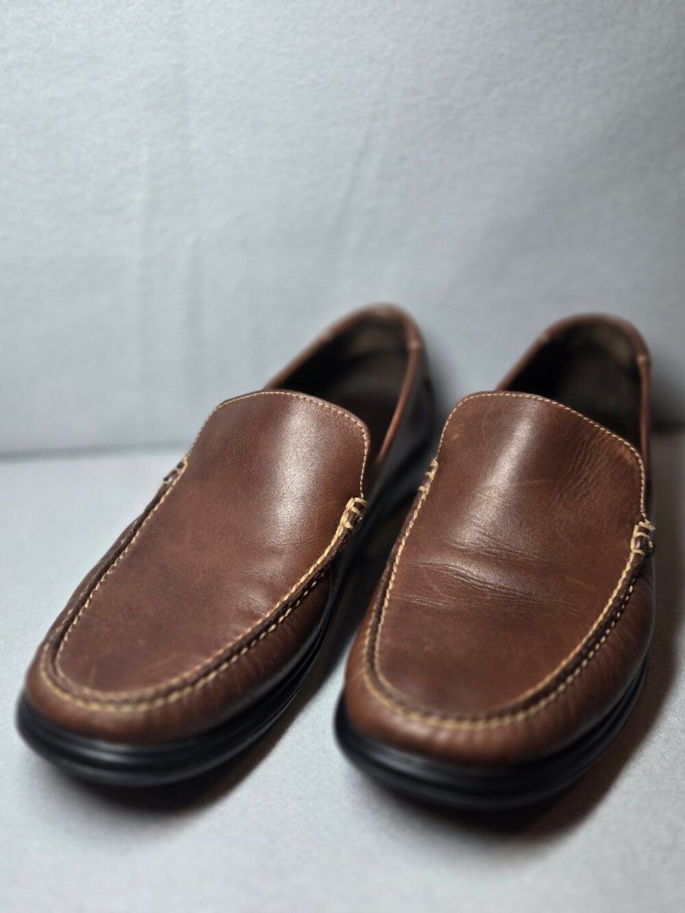 Cole Haan Brown Leather Loafers Size 10.5 - Picture 7 of 9